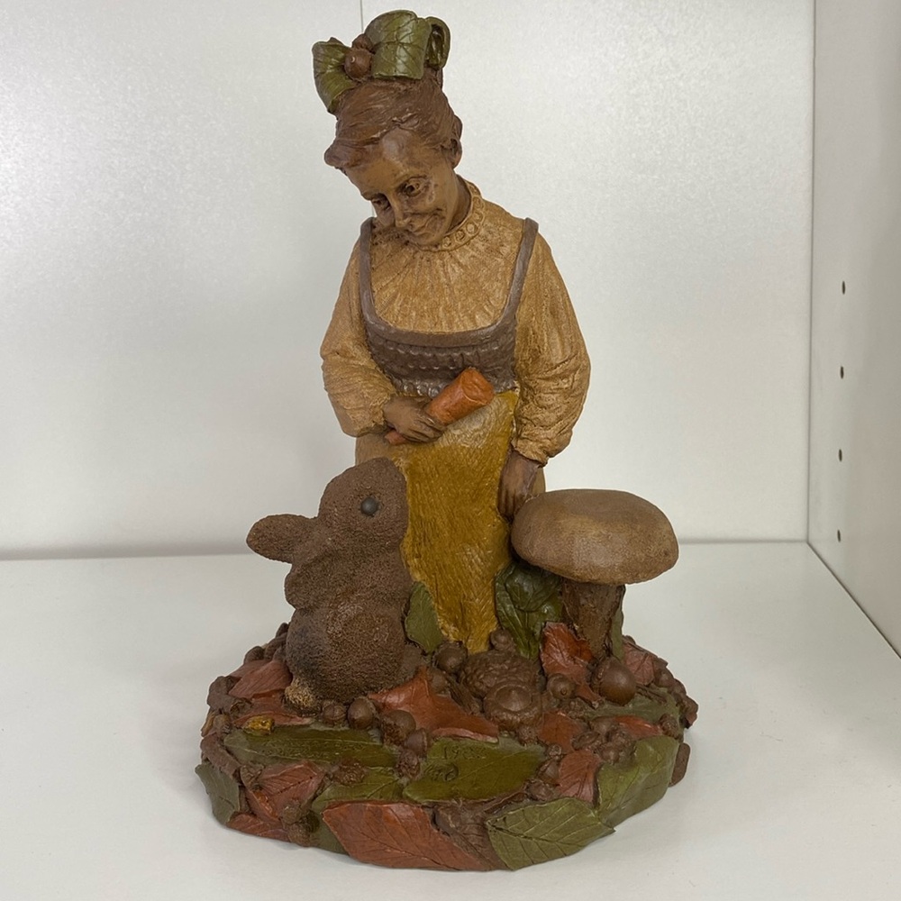 Tom Clark Cairn Studio Rosemary 1983 gnomes signed & numbered bunny mushroom art